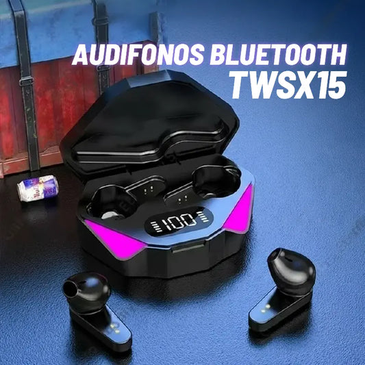 🎧 Audífonos Bluetooth TWSX15 – Sonido inalámbrico que transforma tu rutina