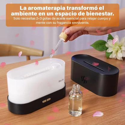 🔥 HUMIDIFICADOR FUEGO – Convierte tu espacio en un refugio de calma y estilo