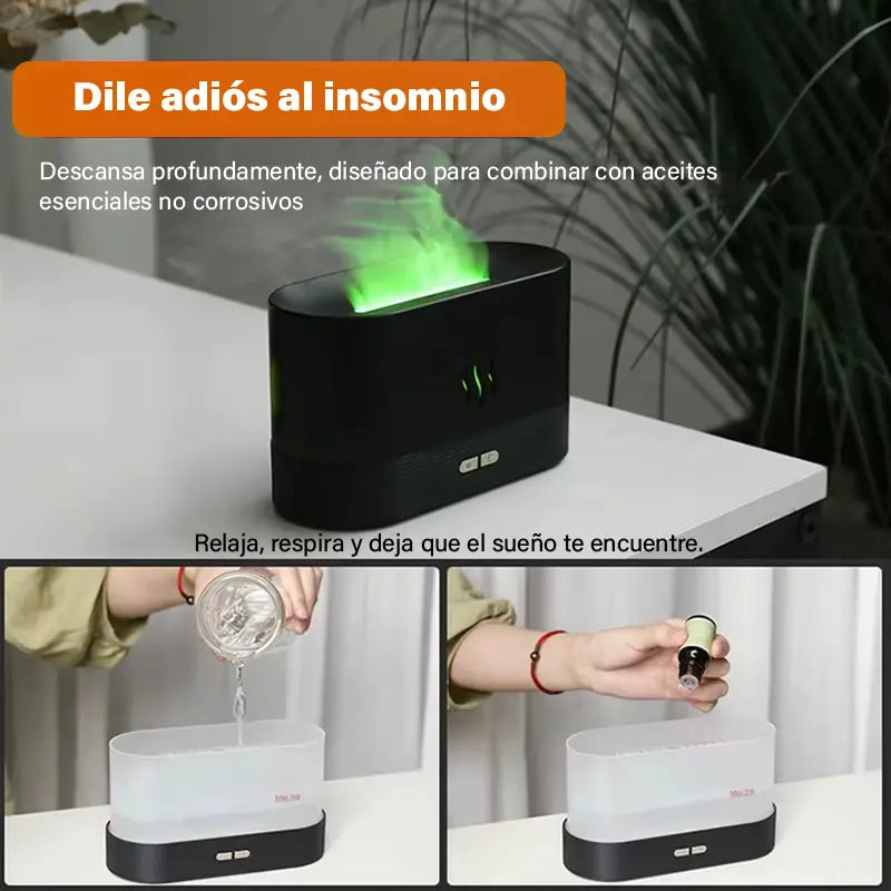 🔥 HUMIDIFICADOR FUEGO – Convierte tu espacio en un refugio de calma y estilo