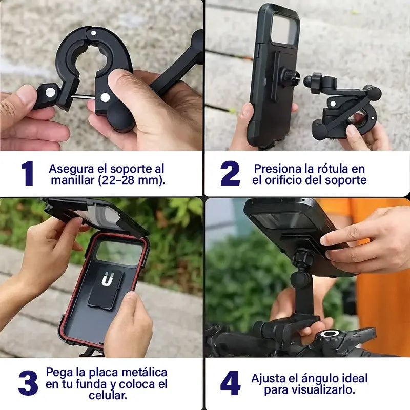 🏍️ HOLDER DE MOTO MAGNÉTICO – Seguridad, Estilo y Control Total