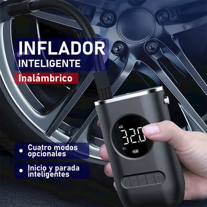 Inflador Portátil Inteligente – Potencia en tu mano, seguridad en segundos🦾