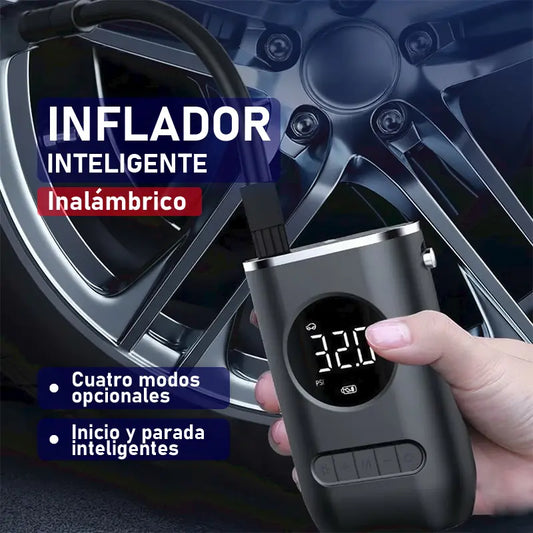 Inflador Portátil Inteligente – Potencia en tu mano, seguridad en segundos🦾