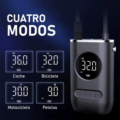 Inflador Portátil Inteligente – Potencia en tu mano, seguridad en segundos🦾