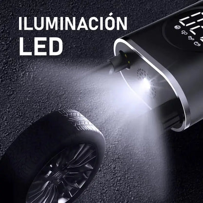 Inflador Portátil Inteligente – Potencia en tu mano, seguridad en segundos🦾
