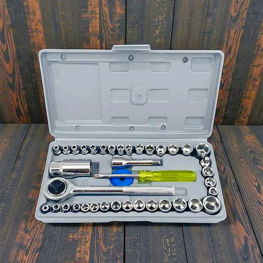 Juego de Copas Ratchet 40 Piezas 🔧⚙️