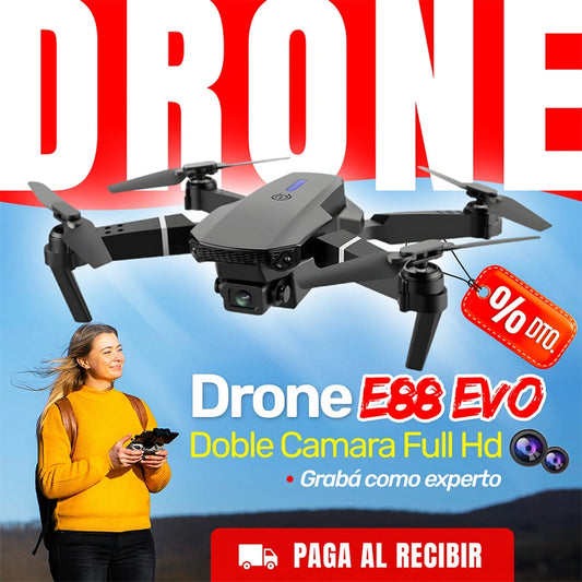 Drone E88 EVO | Volá fácil - Grabá como experto
